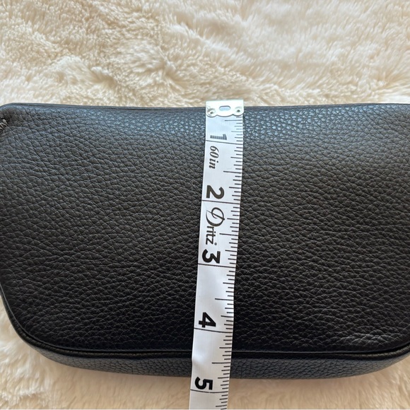 NWT Coach Pebble Leather Black Elias Mini Belt Bag/Fanny Pack - Picture 6 of 12